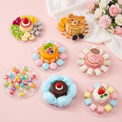 200 Pcs Paint Tray Palettes, Disposable Round Plastic Paint Palette