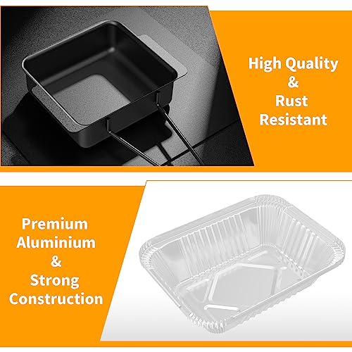 GARNETIN Grill Drip Pan & Grease Catcher Cup for Nexgrill, 15 Liners - size: New model