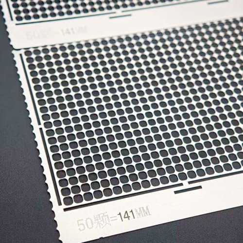 2pcs Stainless Steel Diamond Painting Ruler 5D Mesh Ruler 1020 Blank Grids DIY Art Crafts Painting Tools