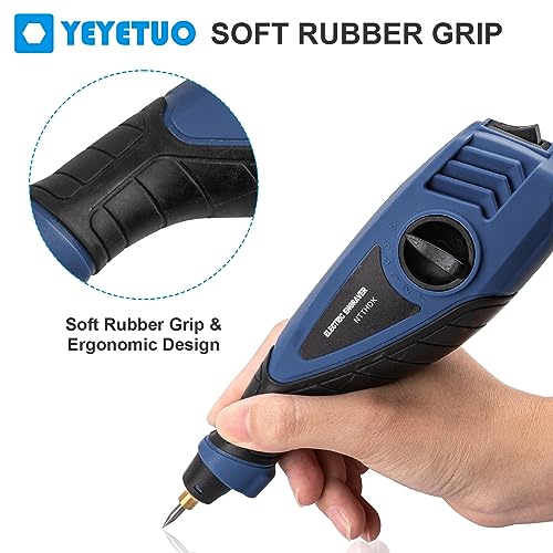 YEYETUO Engraving Pen, 6 Speed Metal Engraver, Engraving Machine for Wood