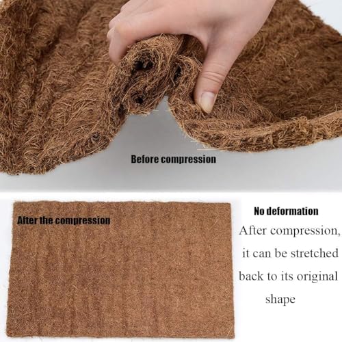 Hamiledyi Reptile Carpet 118"L x 16"W Natural Coconut Fiber Tortoise Carpet - size: 1 Pack/118 x 16 Inch