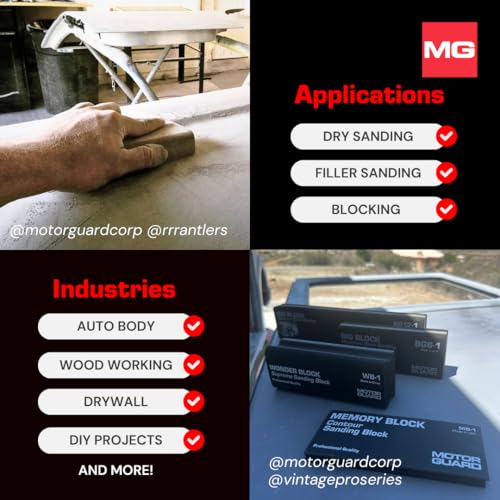 Motor Guard - Big-Block Maximum Sanding Block 6-1/2 (BG6-1), One Size