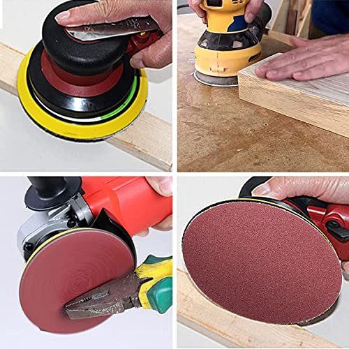 8 Inch PSA Sanding Discs, 80Grit, No-Hole Self Stick Aluminum Oxide, 15PCS