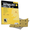Indasa 50 PCS 9x11 Sandpaper Rhynalox Plusline - 100 Grit Dry Sanding Sheets, Professional-Grade Abrasive for Wood, Metal, Automotive, and Paint Finishing - Durable, Clog-Resistant Sand Paper - size: 100 GRIT 9x11" Rhynalox