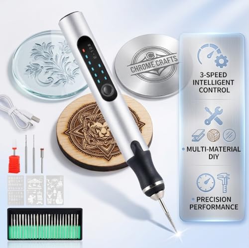 Hgrotp Engraving Pen for Metal Wood Glass Plastic