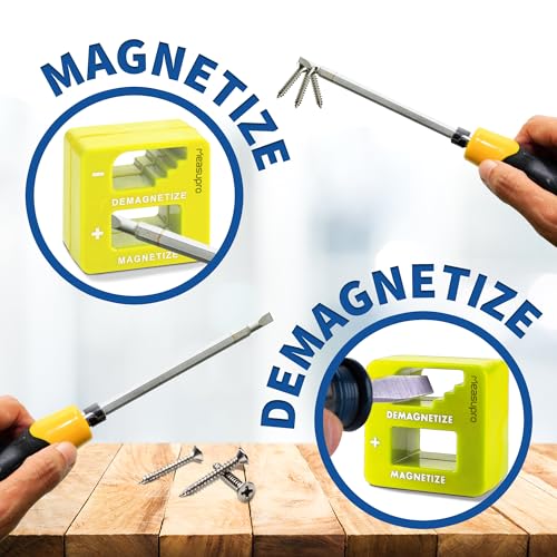 Magnetizer & Demagnetizer Tool, Green, Yellow & Orange, 3 Pack - color: Green, Orange, Yellow