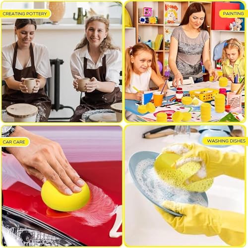 10PCS Paint Sponges Applicator - Art Craft DIY Foam Sponges