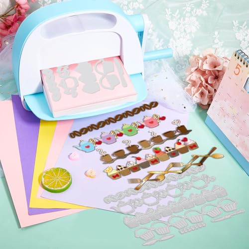 GLOBLELAND Dessert Strips Cutting Dies for Card Making Donut Frame Line Cut Die for DIY Scrapbooking Journal Embossing Paper Craft Decor - style: Dessert Strip