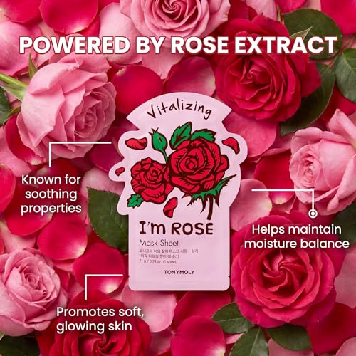 TONYMOLY I'm Face Sheet Masks - Hydrating & Soothing Korean Skincare - color: Best Sellers, 5 Pack