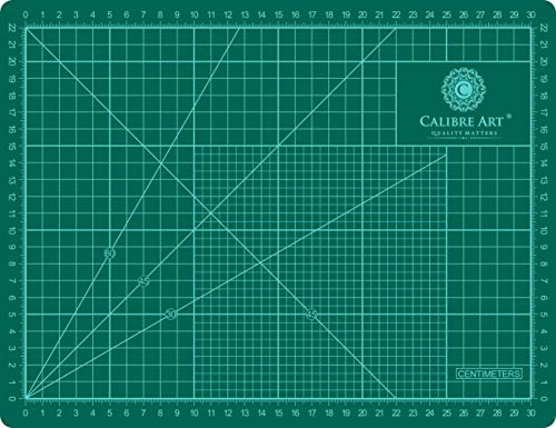 Calibre Art Self Healing Rotary Cutting Mat, Full 9x12, Scrapbooking Crafts - size: 12"L x 9"W