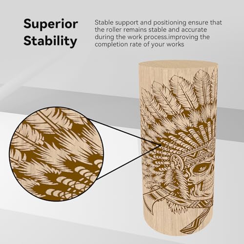 Longer Laser engraver's Rotary Roller Lift Stand Allows for Height Adjustment, Making it More Effectively Compatible with The Rotary Rollers of Most Laser engravers. - size: 5*6.3*4.5mm