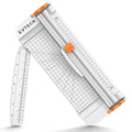 Evteck A4 Paper Cutter Slider Trimmer for Cardstock Photo Vinyl - color: White