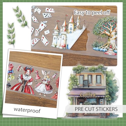 Snycler Pre-Cut PET Washi Tapes- 4 Rolls Fairy Tale - color: Fairy Tale