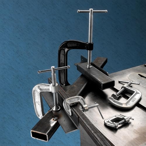 BESSEY CM25 Drop Forged, C-Clamp, 2-1/2 In. x 2-1/2 In. - size: 2-1/2 in. x 2-1/2 in.