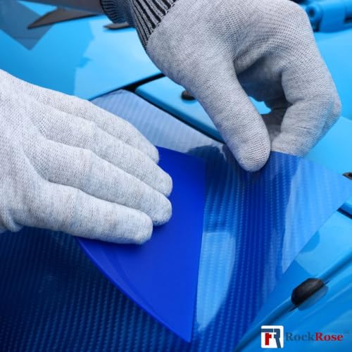 Blue Half Moon Smart Card Car Tinting Squeegee for Car Vinyl Wrapping (5) - color: Baby Blue, size: 5
