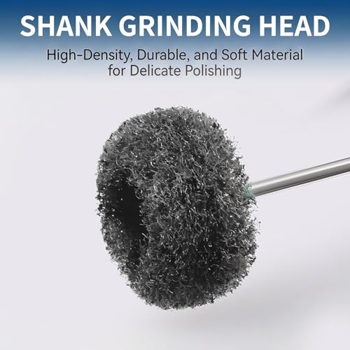 12PCS 25mm Black Abrasive Buffing Wheel, 320 Grit, 3/32" Shank - style: Black