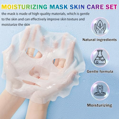 10 Pack Kids Face Mask Sheet,Fruit Face Masks Skin Care Set - color: 10Pcs-Set 04, size: 1 Count (Pack of 10)