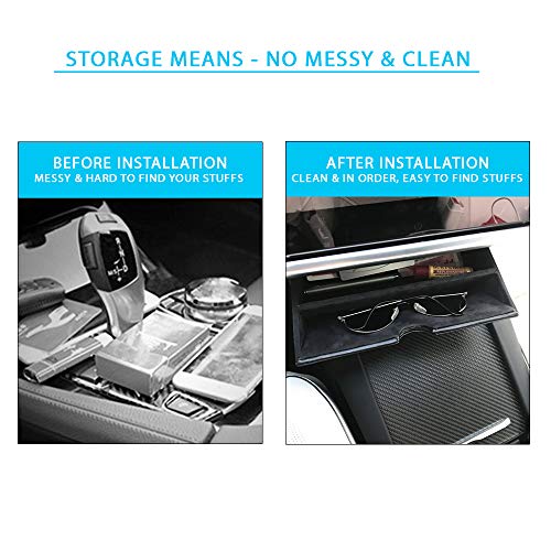 Center Console Organizer Box Tray Insert Armrest Storage Drawer Compatible with Tesla Model X, S, Highland & Juniper New Models