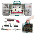 508PCS Rotary Tool Accessories Kit, Rotary Tool Bits for Universal Grinding, Sanding, Cutting, Polishing, Carving and Engraving, Fits for Dremel Bit Kit