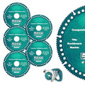 5pack 4 Inch Indestructible Disc for Grinder, Cutting Discs for Angle Grinder, for Metal Smooth Cutting, Ceramic Tile Chamfering Grinding and Multifunctional Cutting Saw Blade for Various Materials - size: 4 Inch