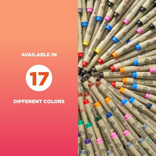 Sakura Pigma Micron Fineliner Pens, Black and Brown, 003 & 005, 4 Pack - style: Fine Tip