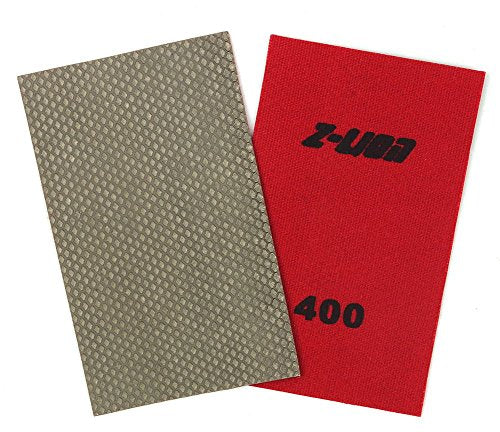 Z-Lion Diamond Abrasive Paper Sheets 400 Grit Diamond Sandpaper for Grinding Stone Glass Ceramic - color: #400