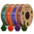 Comgrow Silk Shiny Rainbow Multi-Color 3D Printer Filament - color: Red & Gold+red & Green+red & Blue+blue & Green