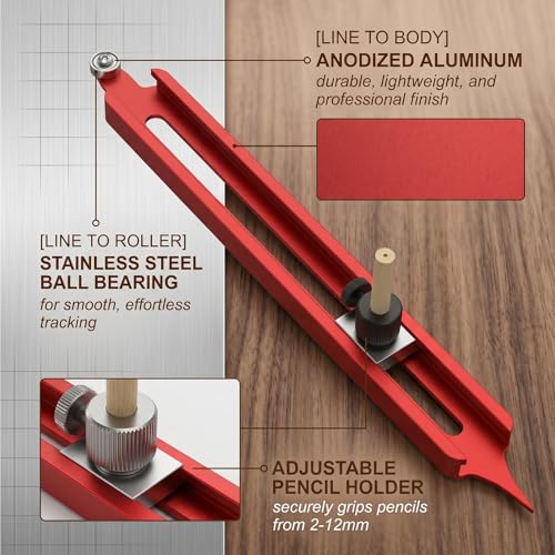 Scribe Tool Woodworking,Contour Gauge Tool,Scribing Tool,Construction Pencil Holder,Contour Gauge Tool With Lock,And Thingamejig Scribing Tool Are Used To Draw The Outline Of An Object