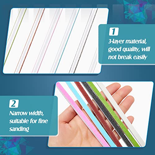 Maxdot 120 Pcs Sanding Sticks, Polishing and Twigs Set, Water Drop - style: Water Drop