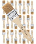 Bates- Chip Paint Brushes for Painting, 1.5 Inch, 24 Pack, Wood Handle, Natural Bristle Paint Brush - size: 1.5 Inch, 24 Pack