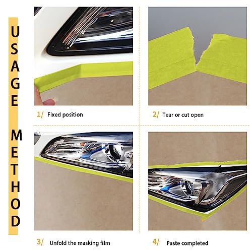 2 Pack Masking Paper, 20" X 100feet, Tape and Drape - style: 2 pack