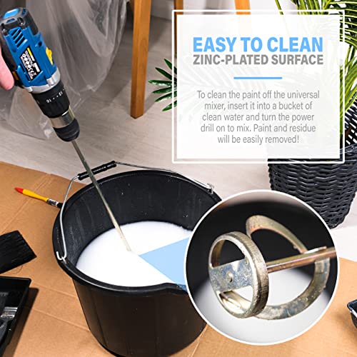 Paint Mixer for Drill, 1-5 Gallon Bucket, Paint Stirrer for Drill - size: 5 Gallon (Small Head)