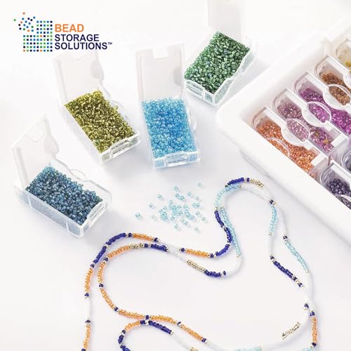 Elizabeth Ward Bead Storage Solutions 45 Piece Assorted Organizer, Clear - style: 45-Piece
