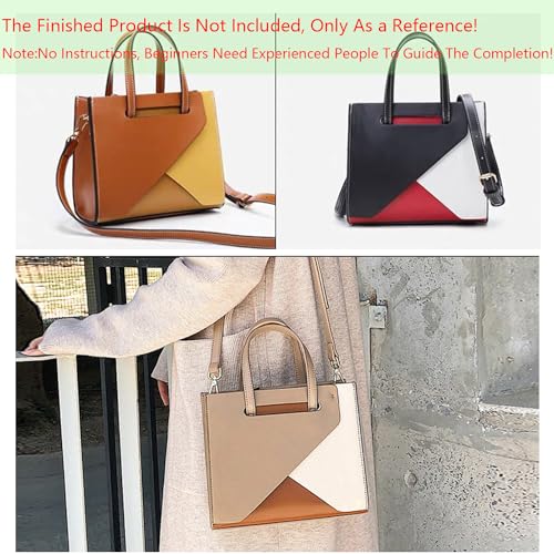 RIVEENY Shoulder Bag Handbag Acrylic Template Leather Pattern Acrylic Leather Pattern Leather Templates for Women's Shoulder Bags, transparent