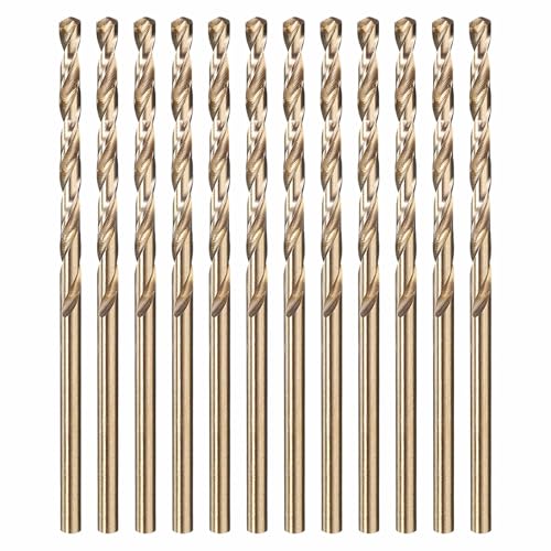 12pcs Micro Drill Bit #40 Diameter 2.489mm M2 HSS 135° for Metal - size: #40 (2.489mm)