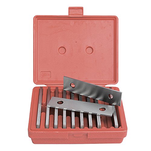 HFS(R) 10 Pair 1/8" x 6" Steel Parallel Set .0002" Hardened Machinist Square Accuracy Parallel Block Set - size: 10 pairs - 1/8''