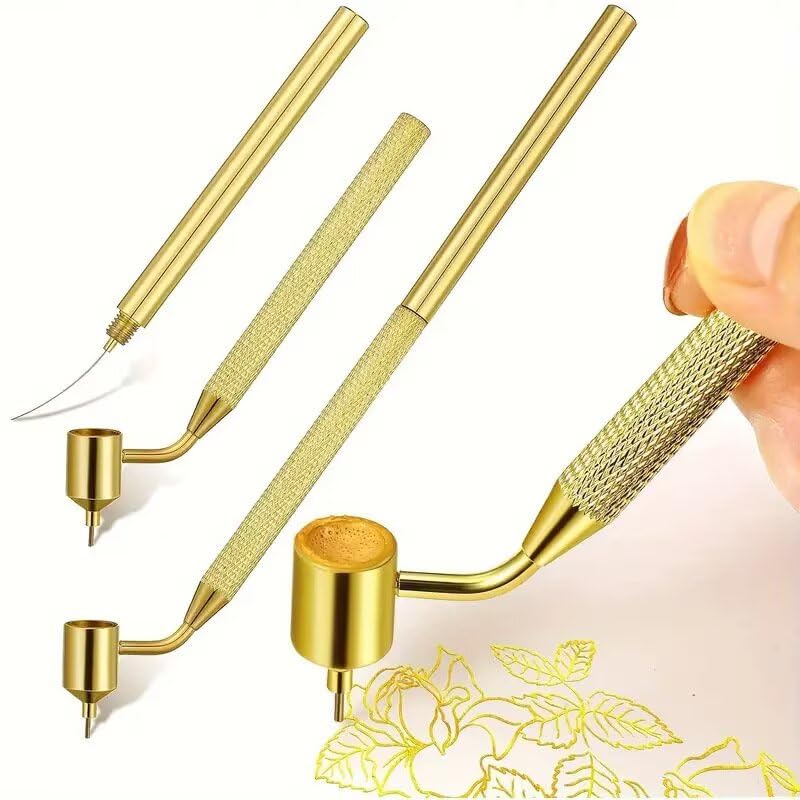 2Pcs Fine Line Fluid Writer Paint Applicator Pen Set, 0.5mm 0.7mm Precision Detailing Tool for Car Rock Chip, Scratch Touch Up, Wood and Canvas Art - size: 0.5mm+0.7mm