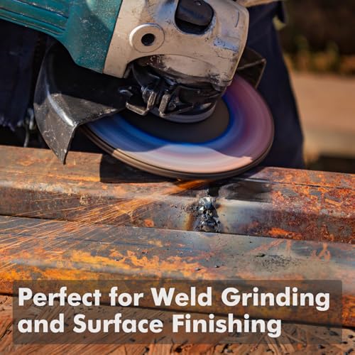 25 Pack Strip & Flap Disc Combo Set for Angle Grinder Includes 5 Strip Discs and 20 Flap Discs (40/60/80/120 Grit), 4.5 Inch Grinding Wheels for Rust Removal, Paint Stripping, Weld Finishing on Metal - style: Standard Mix