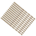 PATIKIL #54 Drill Bit Micro M2 High-Speed Steel 135° Gold Finish 12Pcs - size: #54