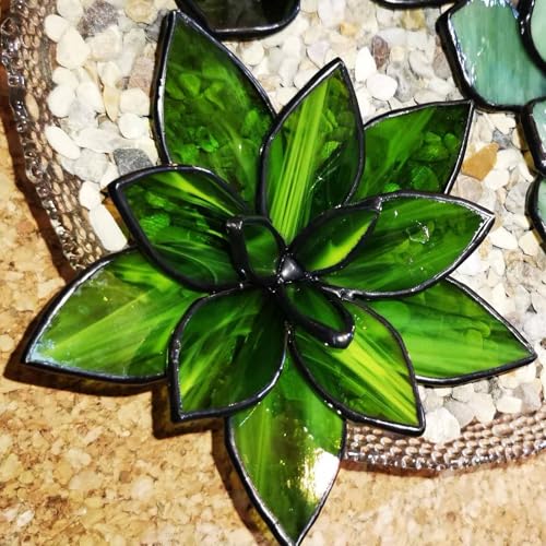 Set of 4 Stained Glass Soldering Jig for Flower Succulent - color: for 6-Petal
