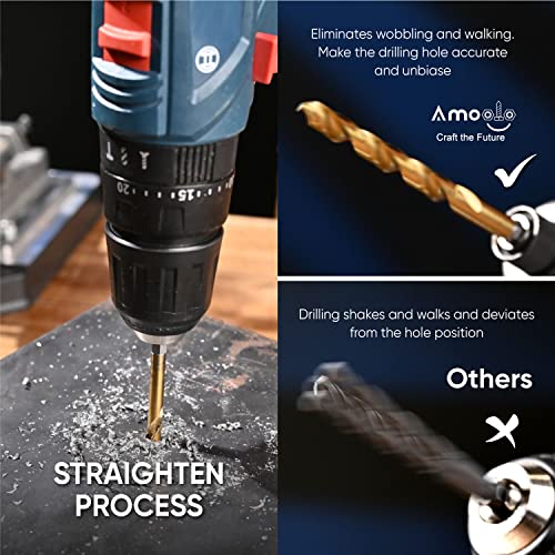 amoolo 3/8 Impact Drill Bit Sets, 5Pcs - size: 3/8'' (5pcs)