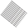 PATIKIL #37 Drill Bit Micro M2 High-Speed Steel 118° for Metal 12 Pack - size: #37 (2.642mm)