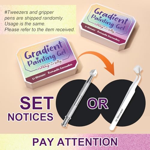 Gradient Painting Gel, 16 Ombre Gel Nail Polish - color: VelvetSpectrum Studio