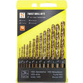 13-Pc M35 Cobalt Metric Drill Bit Set, 2-8mm by 0.5 for Hard Metal - style: 13pcs 2 to 8mm