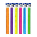 BAZIC Products 12 in Plastic Ruler with Handle Grip, Inch & Metric, 24-Box - size: 24-Pack