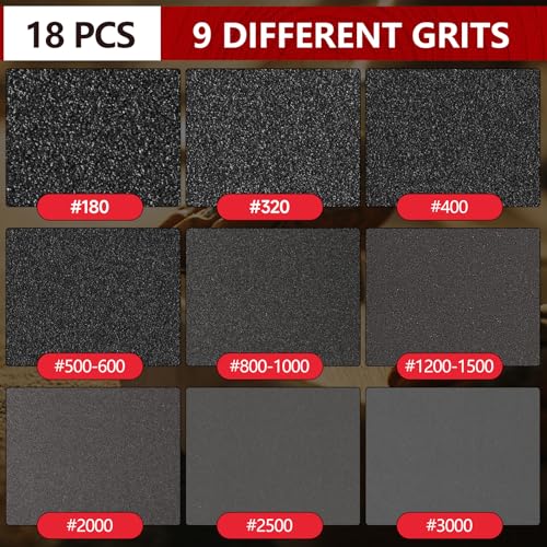 Shinboc 18 PCS 5 Inch Sanding Sponge 2000 Grit, Bowling Ball Sanding Pads - color: 2000grit, size: 5 Inch 18Pcs