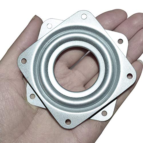 10Pack 3Inch Lazy Susan Hardware Square Rotating Bearing Plate Turntable