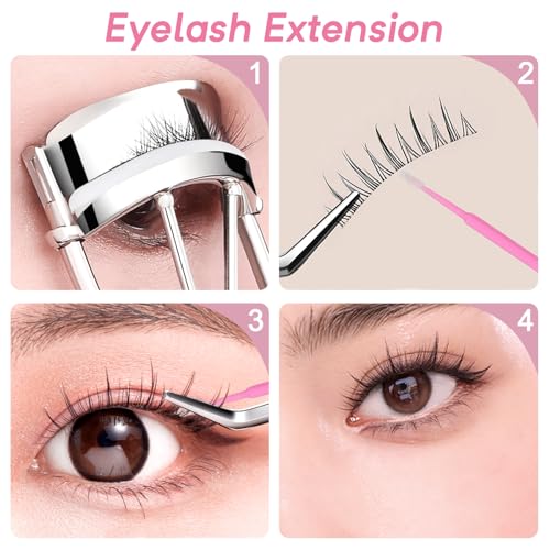 Micro Applicator Brushes & Microblading Cotton Swabs - Precision Beauty Supplies for Eyelash Extensions, Permanent Makeup, Brow Lamination, Lash Serum Applications - color: Pink - 300 Micro + 200 Pointed - 500 pcs
