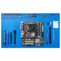 Large Soldering Mat, 27.6"x15.7", Heat Resistant 932°F Silicone - color: Blue