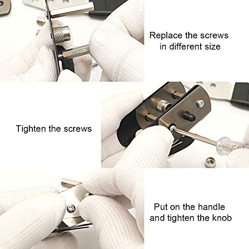 NEWISHTOOL Dual Blades Vinyl Cutter Two Cuts in One and 4 Width-Spacer Pins - color: Dual-blade-knife Set